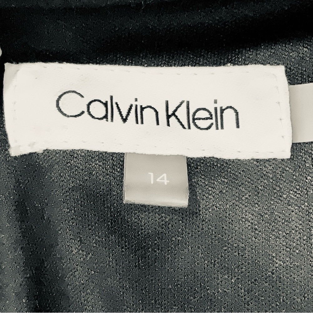 Calvin Klein Sleeveless Tie Waist Wide-Leg Jumpsuit, NWOT - Picture 3 of 3